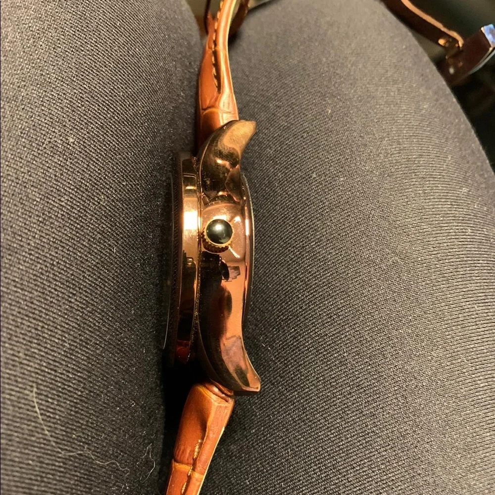 Johnny Dang signature‎ dial brown toned watch